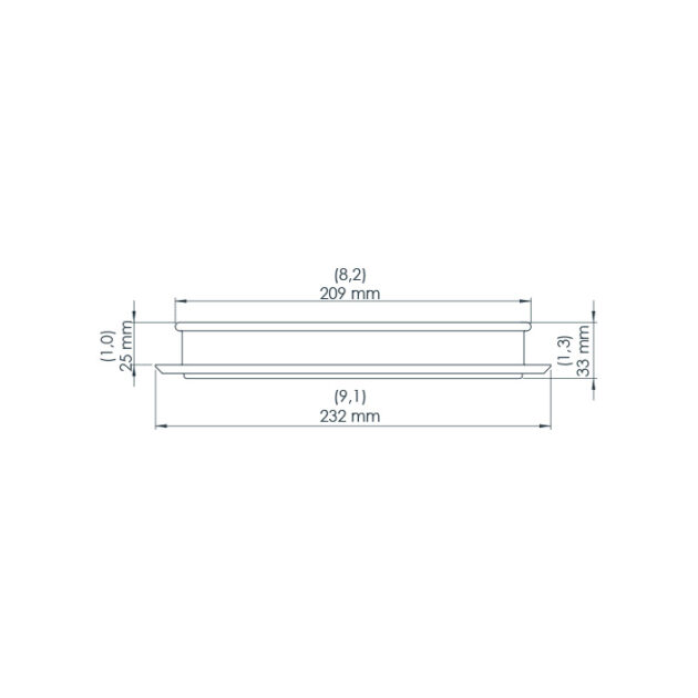 Support de trappe ronde 20cm – Image 2