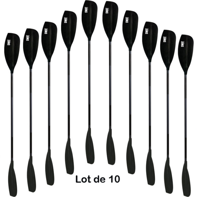 10 pagaies EGALIS Swat Alu - Black édition