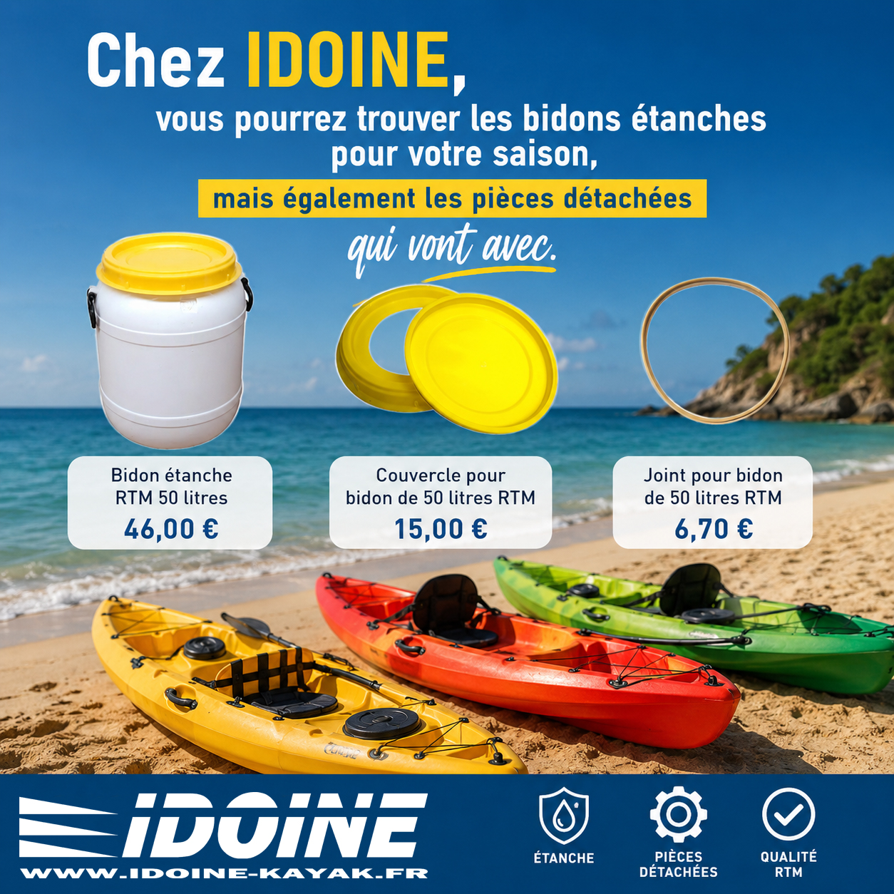 Bidon étanche RTM 50 litres – Image 2