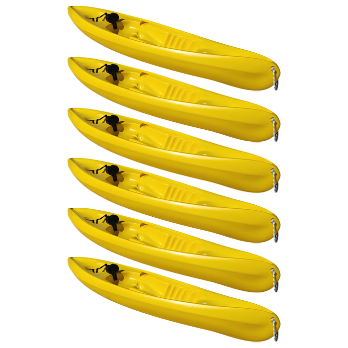Lot de 6 kayaks sit-on-top RPI Zymbretta