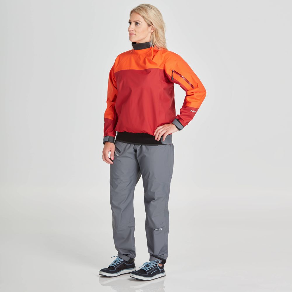 Anorak étanche NRS Echo Splash - Orange - Femme – Image 7