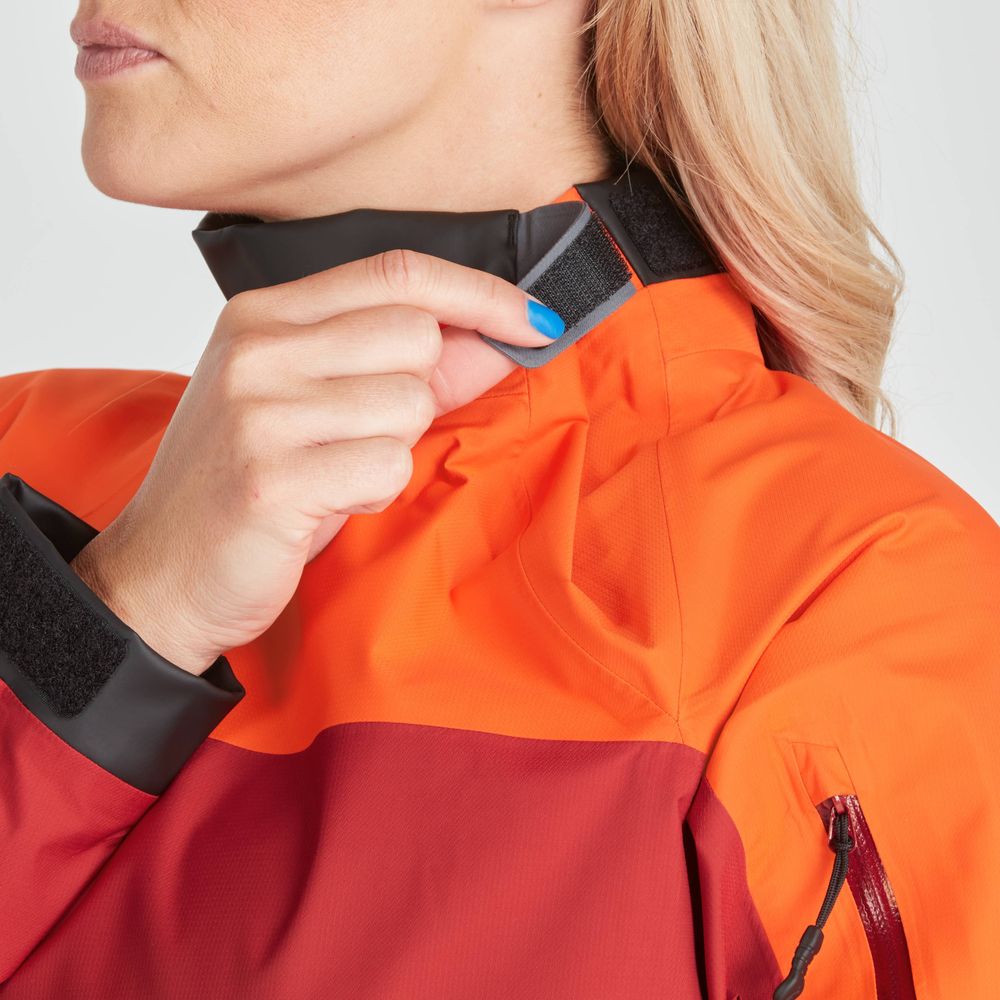 Anorak étanche NRS Echo Splash - Orange - Femme – Image 4