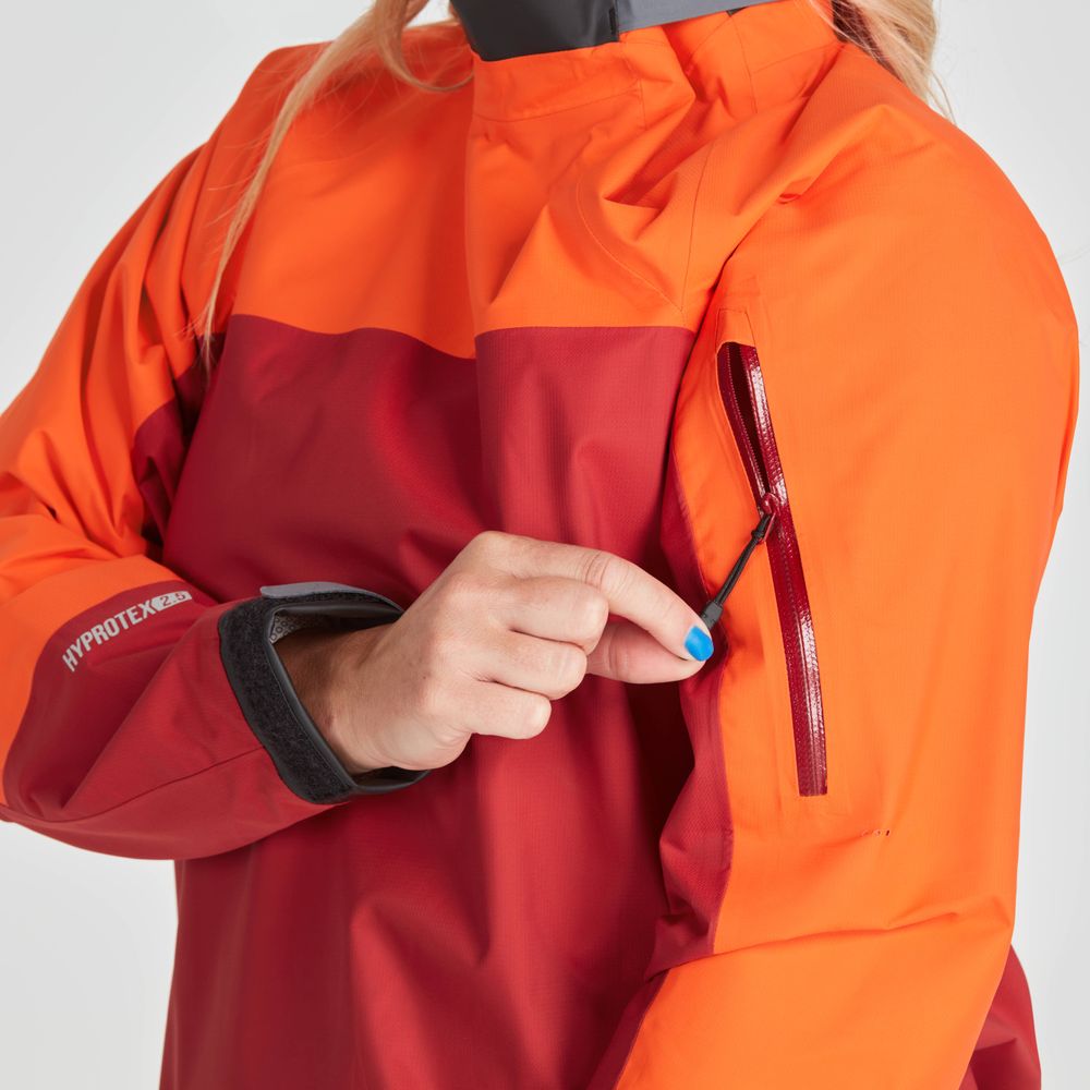 Anorak étanche NRS Echo Splash - Orange - Femme – Image 5